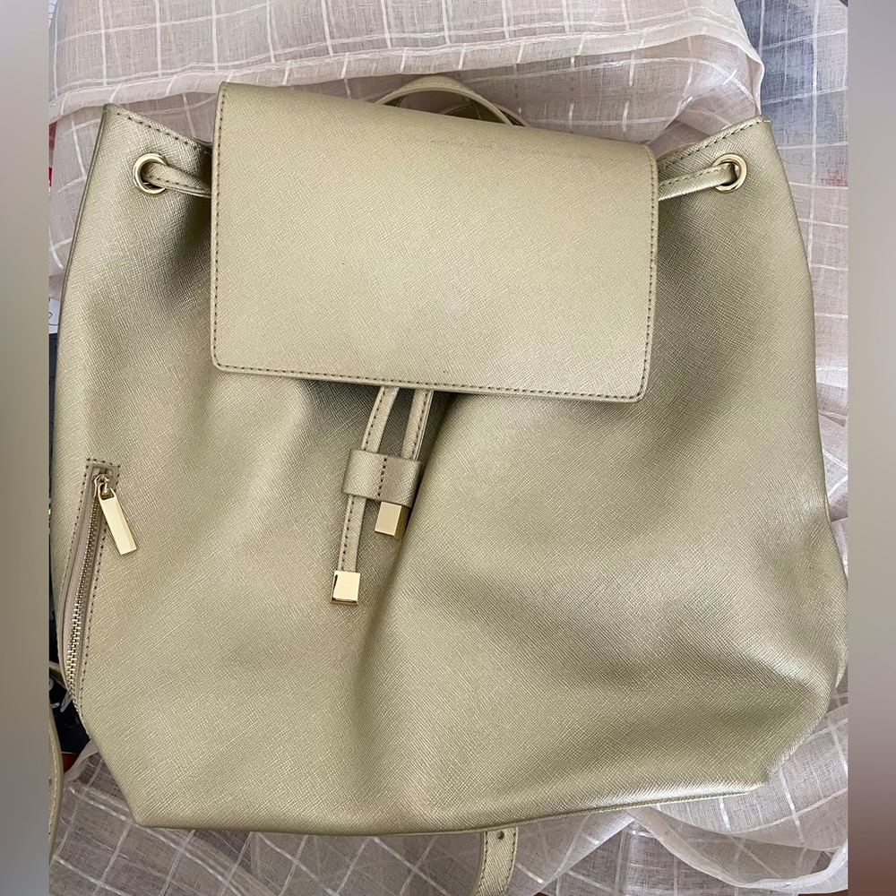 Barneys New York- Gold Backpack